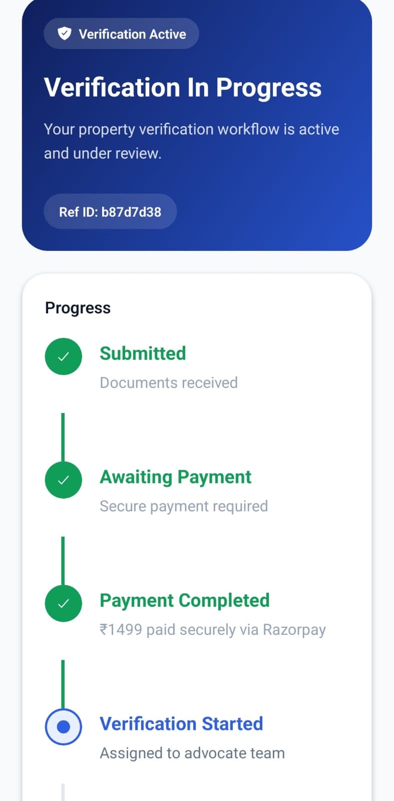 LandVerify Screenshot